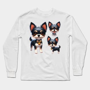Cute Toy Terrier Long Sleeve T-Shirt